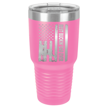 Patriotic Best Buckin' Dad Ever 30oz Ringneck Tumbler